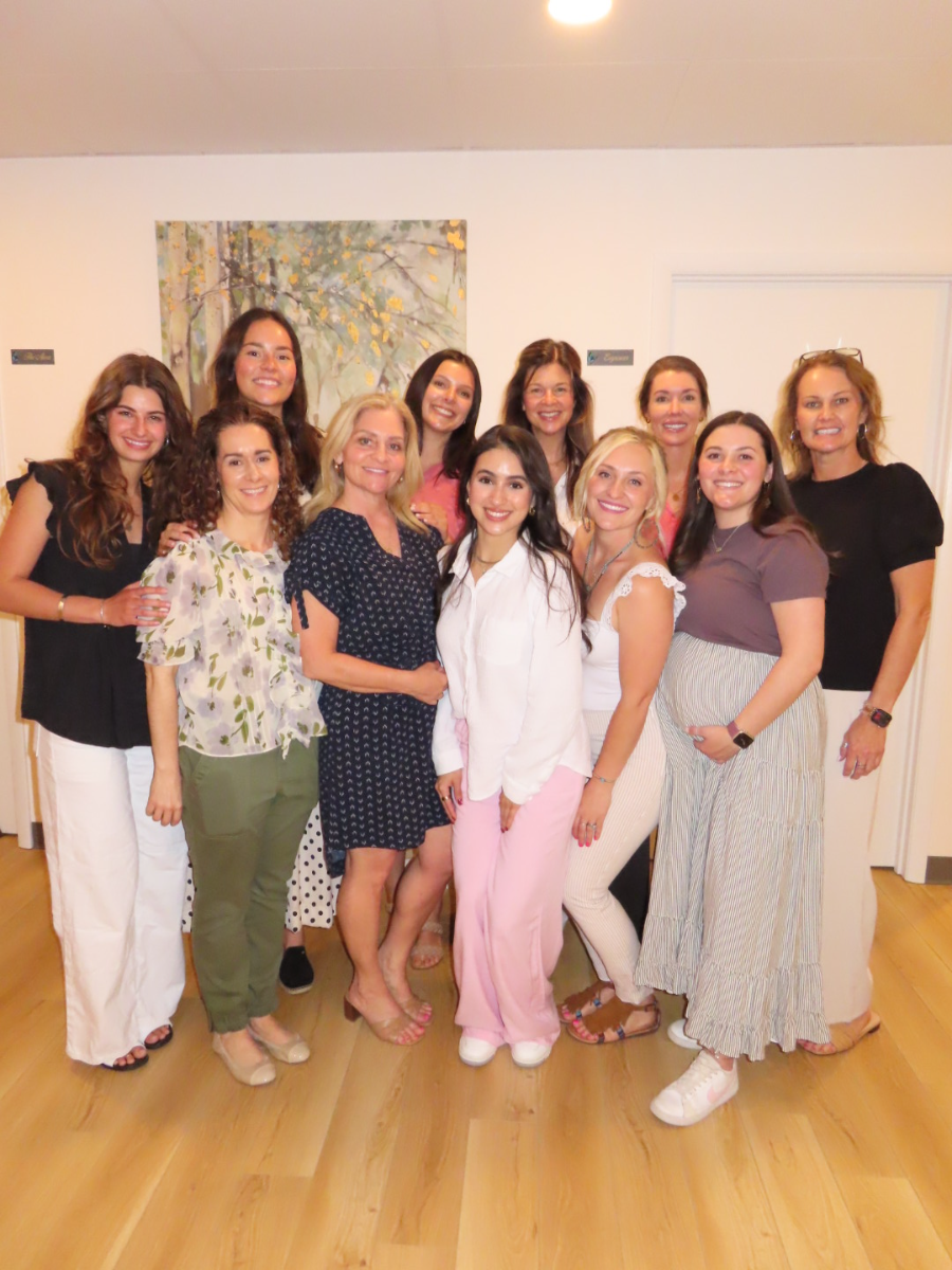 A fun moment with the Allure team